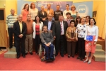 Fotos de la Candidatura con algunos otros candidatos de pueblos vecinos y personalidades del Partido